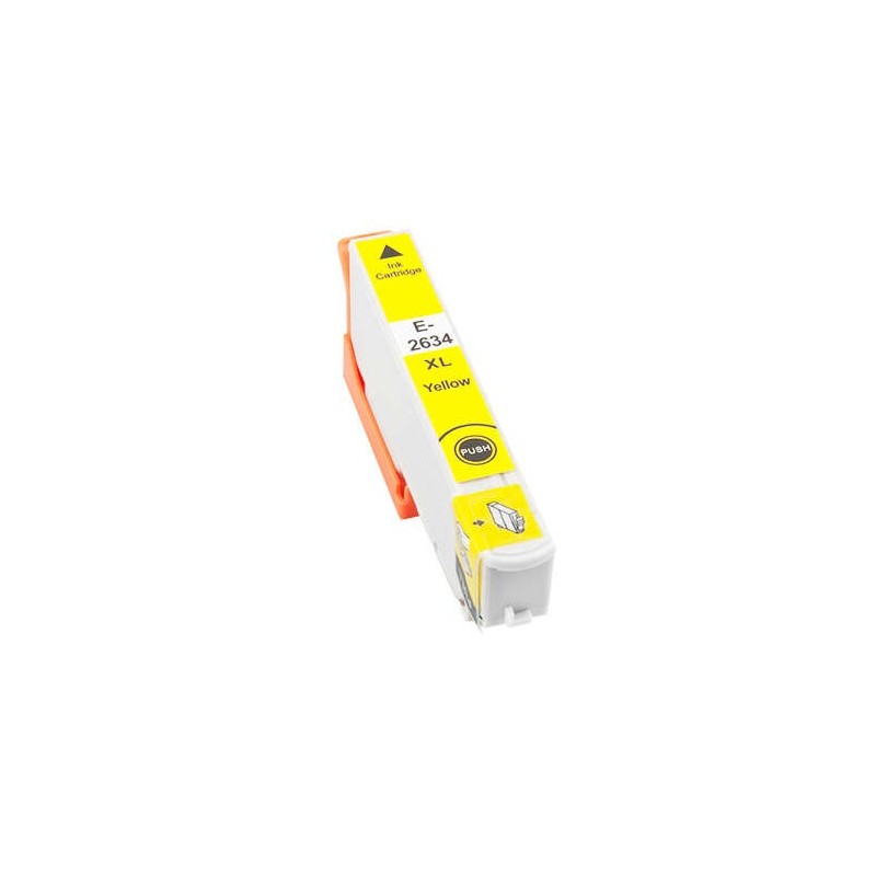 Cartuccia d'inchiostro generica gialla Epson T2634/T2614 (26XL) - Sostituisce C13T26344012/C13T26144012 Cartuccia d'inchiostro generica gialla Epson T2634/T2614 (26XL) - Sostituisce C13T26344012/C13T26144012