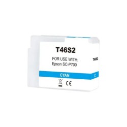 Cartuccia d'inchiostro pigmentato generica Epson T46S2 ciano - Sostituisce C13T46S200
