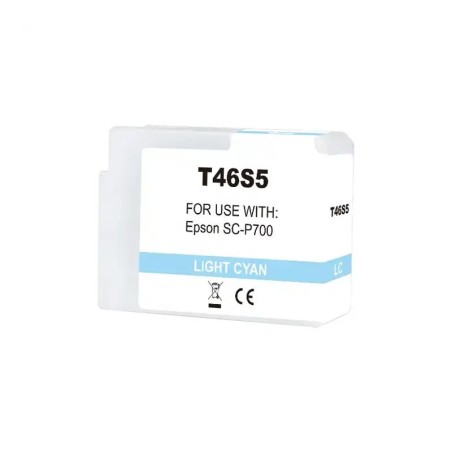 Cartuccia d'inchiostro pigmentata generica Epson T46S5 ciano chiaro - sostituisce C13T46S500