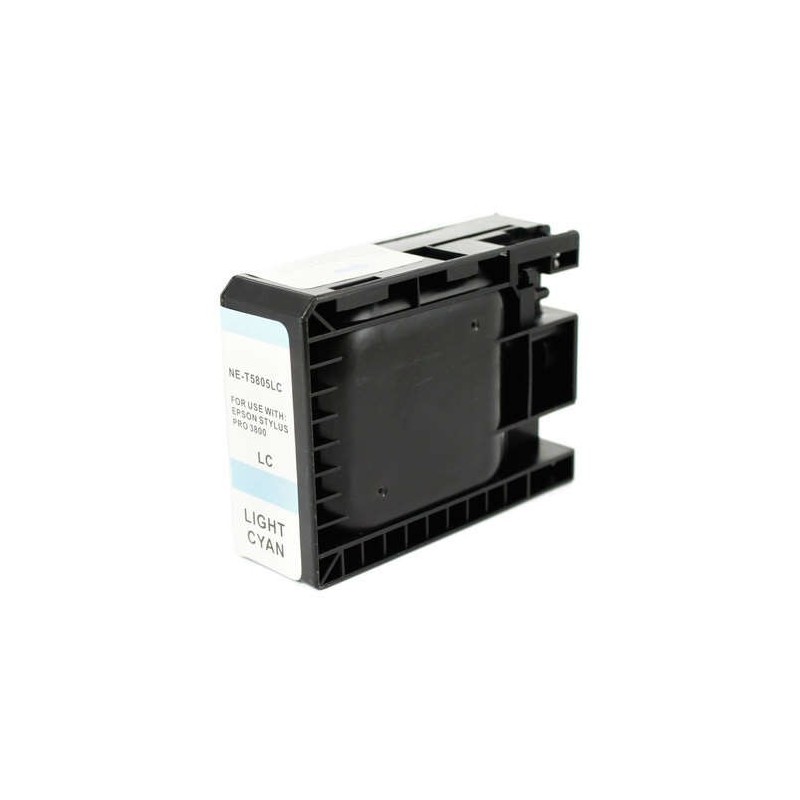 Epson T5805 Cyan Light Cartucho de Tinta Pigmentada Generico - Reemplaza C13T580500 Epson T5805 Cyan Light Cartucho de Tinta Pigmentada Generico - Reemplaza C13T580500