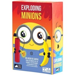 Gioco di Carte Exploding Minions - Tema Animazione/Umoristico - Da 2 a 5 Giocatori - Da 7 Anni - Durata 15min. ca.