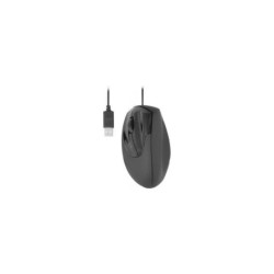 Urban Factory Ergo Raton Vertical Ergonomico USB 2400dpi max. para Zurdos - 3 Botones - Cable de 1.50m - Color Negro