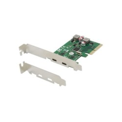 Scheda PCIe Conceptronic a 2 porte USB 3.2 Gen 2 Type C autoalimentata