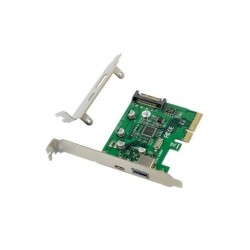 Conceptronic Tarjeta PCIe de 2 Puertos USB 3.2 Gen 2, 1x USB-C, 1x USB-A