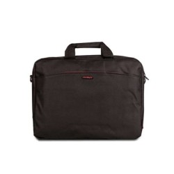 NGS Enterprise Maletin para Portatil 15.6" - Acolchado Interior - 2 Compartimentos y Bolsillo Exterior - Color Negro