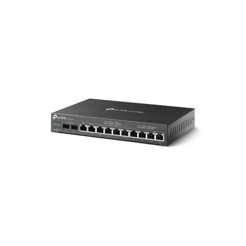 TP-Link ER7212PC Router VPN Gigabit Omada 3 en 1 - 8 Puertos LAN RJ45 PoE+ + 2 Puertos SFP + 2 Puertos WAN TP-Link ER7212PC Router VPN Gigabit Omada 3 en 1 - 8 Puertos LAN RJ45 PoE+ + 2 Puertos SFP + 2 Puertos WAN