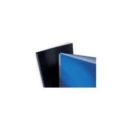 GBC PolyClearView Confezione da 100 copertine per rilegatura A4 - 500 micron - Colore nero