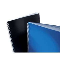 Copertine GBC Polyclearview per rilegatura - A4, 800 micron - Nero e opaco - Colore nero