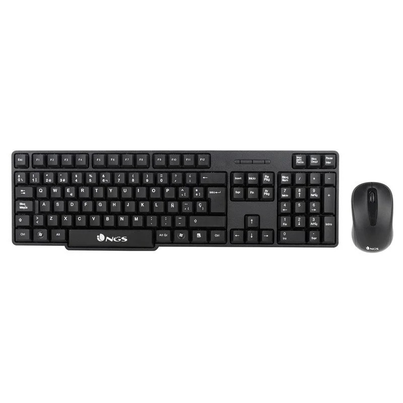 NGS Euphoria Kit Pack Tastiera wireless USB portoghese + Mouse wireless USB 1200 dpi 3 pulsanti - Uso ambidestro NGS Euphoria Kit Pack Tastiera wireless USB portoghese + Mouse wireless USB 1200 dpi 3 pulsanti - Uso ambidestro