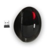 Mouse ergonomico wireless USB NGS EvoErgo 2400 dpi - 5 pulsanti - Utilizzo per destrimani - Colore nero