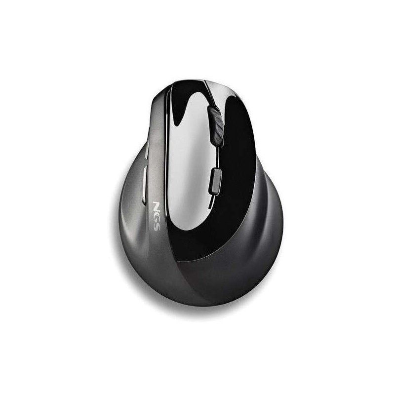 NGS Evo Moksha Raton Vertical Ergonomico Inalambrico USB 2400dpi - 5 Botones - Teclas Silenciosas - Color Negro NGS Evo Moksha Raton Vertical Ergonomico Inalambrico USB 2400dpi - 5 Botones - Teclas Silenciosas - Color Negro