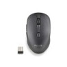 Mouse wireless USB NGS Evo Rust Black 1600 dpi - 5 pulsanti - Ricaricabile - Utilizzo per destrimani