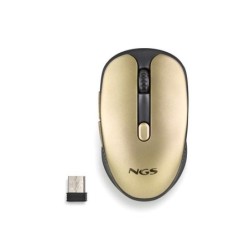 NGS Evo Rust Gold Raton Inalambrico USB 1600dpi - 5 Botones - Recargable - Uso Diestro