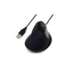 Mouse USB verticale ergonomico Ewent 1800 dpi - 5 pulsanti - Utilizzo per destrimani - Cavo da 1,23 m - Colore nero