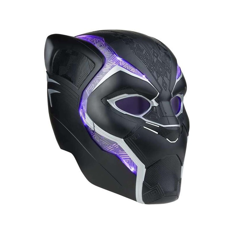 Casco elettronico Hasbro Marvel Legends Series Replica Black Panther - Scala 1:1 - Tecnologia LED Casco elettronico Hasbro Marvel Legends Series Replica Black Panther - Scala 1:1 - Tecnologia LED