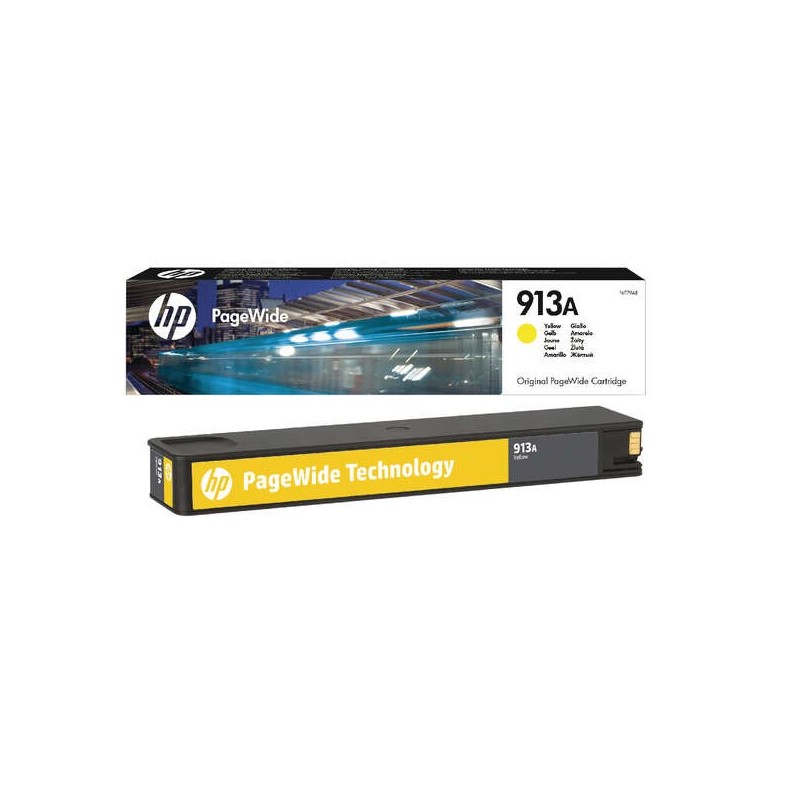 HP 913A Amarillo Cartucho de Tinta Original - F6T79AE HP 913A Amarillo Cartucho de Tinta Original - F6T79AE