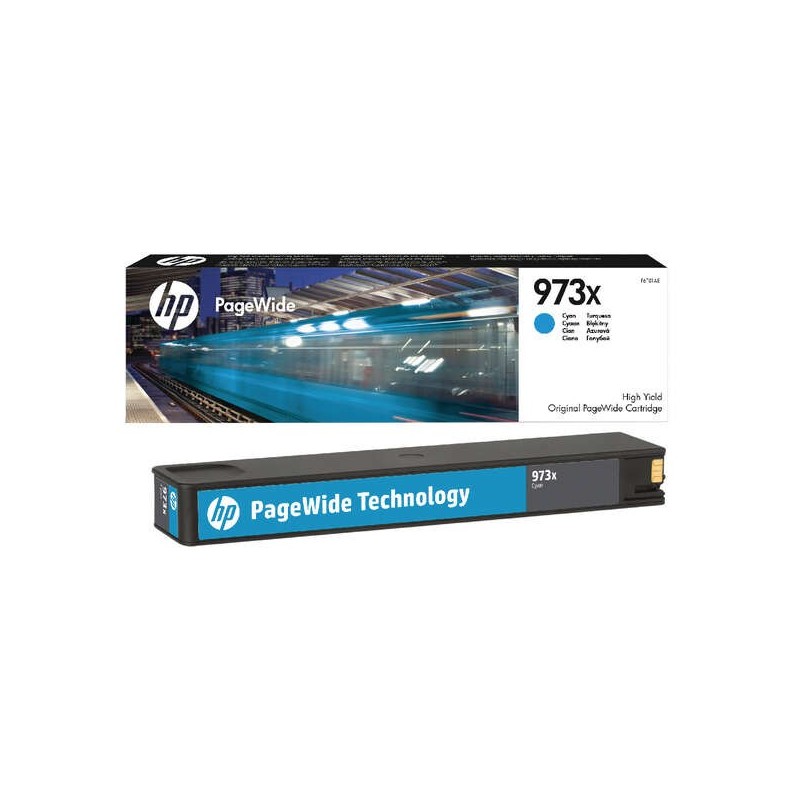 Cartuccia d'inchiostro originale ciano HP 973X - F6T81AE Cartuccia d'inchiostro originale ciano HP 973X - F6T81AE
