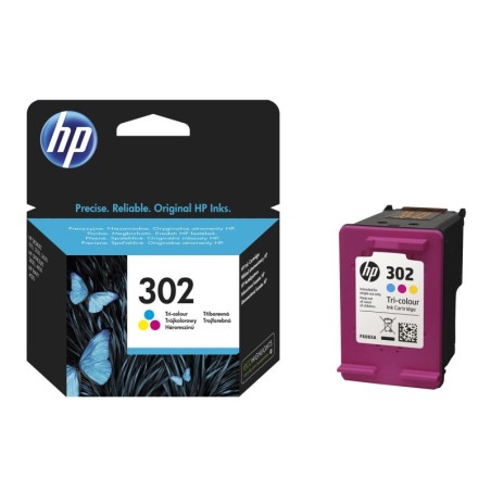 Cartuccia d'inchiostro originale a colori HP 302 - F6U65AE