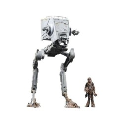 Hasbro Disney Star Wars Vintage Collection Episodio VI Il ritorno dello Jedi Walker AT-ST + Chewacca - Personaggi da collezione