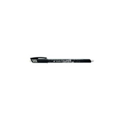 Tratto Cancellik Boligrafo de Bola - Tinta Borrable - Trazo 0.4mm - Doble Goma - Color Negro