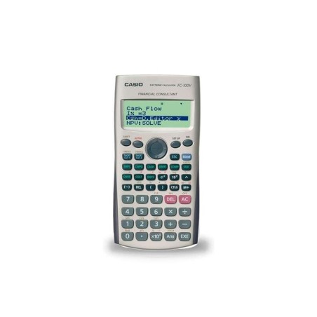 Calcolatrice finanziaria Casio FC100V - Display a 4 righe - Tasti di scelta rapida personalizzabili - Alimentata a batteria