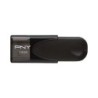 PNY attache 4 memoria USB 2.0 da 128 GB - clip portachiavi - nero (pendrive)