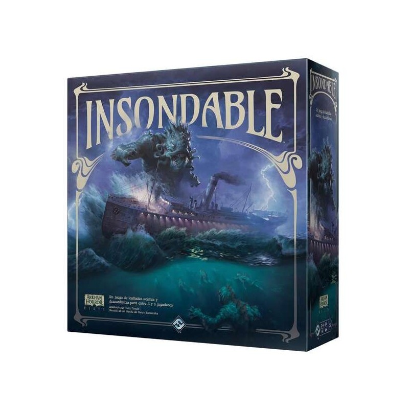 Insondable Juego de Tablero - Tematica Terror - De 3 a 6 Jugadores - A partir de 14 Años - Duracion 120-140min. aprox.