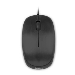 Mouse USB NGS Flame 1000 dpi - 3 pulsanti - Uso ambidestro - Colore nero