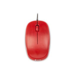NGS Flame Raton USB 1000dpi - 3 Botones - Uso Ambidiestro - Color Rojo