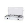 Orbegozo FO 2350 Hornillo a Gas Compacto - 2 Fuegos Esmaltados - Practico y Seguro para Actividades al Aire Libre