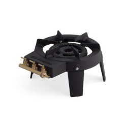 Fornello a Gas Orbegozo FO 6400 Resistente ed Efficiente - Potenza 7.000 W - Ghisa - Doppio Bruciatore - Sicuro e Pratico