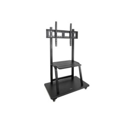 Tooq Soporte Suelo Ruedas "Coloso" 37-100" - Color Negro