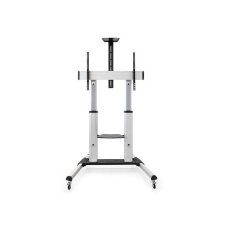 Ruote in alluminio con supporto a pavimento Tooq 60-100 - Colore argento