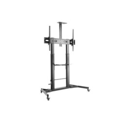 Aisens Soporte de Suelo para TV/Monitor de 60" a 100" - Max 100kg - Ajustable en altura - Movimiento Horizontal y Vertical