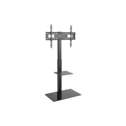 Aisens Soporte de Suelo con Bandeja DVD (37"-70", 40Kg) - Color Negro