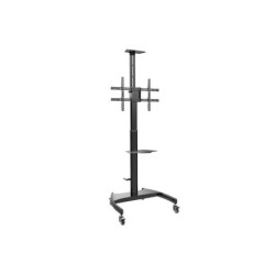 Aisens Soporte de Suelo para TV/Monitor de 37" a 70" - Max 50kg - Ajustable en altura - Movimiento Horizontal y Vertical