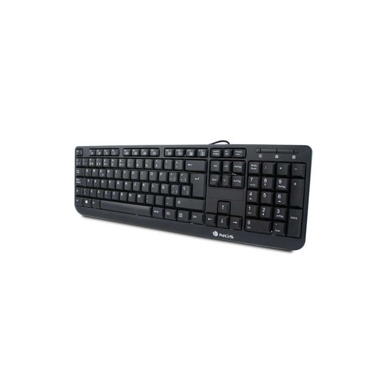 Tastiera multimediale USB NGS FunkyV3 - 12 tasti multimediali - Cavo da 1,40 m - (AZERTY, francese) Tastiera multimediale USB NGS FunkyV3 - 12 tasti multimediali - Cavo da 1,40 m - (AZERTY, francese)