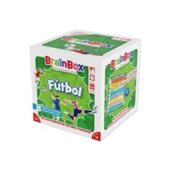 BrainBox Gioco di Carte da Calcio - Tema Sport/Calcio - Da 1 a 8 Giocatori - Da 8 Anni - Durata 15-30min. ca.