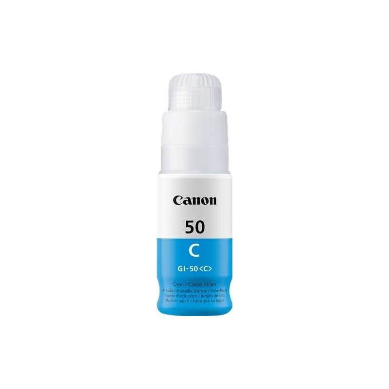 Bottiglia d'inchiostro originale Canon GI50 ciano - GI50C/3403C001