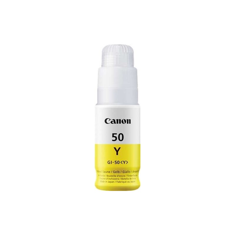 Bottiglia d'inchiostro originale gialla Canon GI50 - GI50Y/3405C001