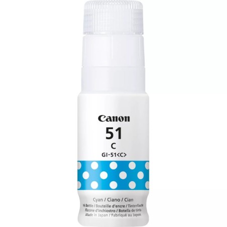 Flacone d'inchiostro originale ciano Canon GI51 - GI51C/4546C001