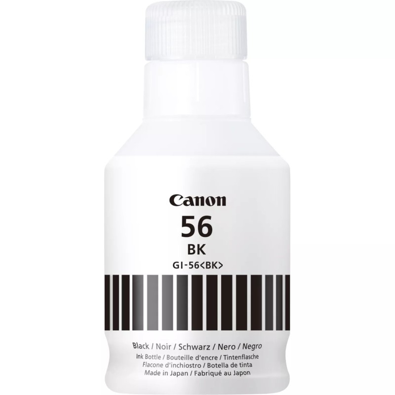 Bottiglia d'inchiostro originale nera Canon GI56 - GI56BK/4412C001 Bottiglia d'inchiostro originale nera Canon GI56 - GI56BK/4412C001
