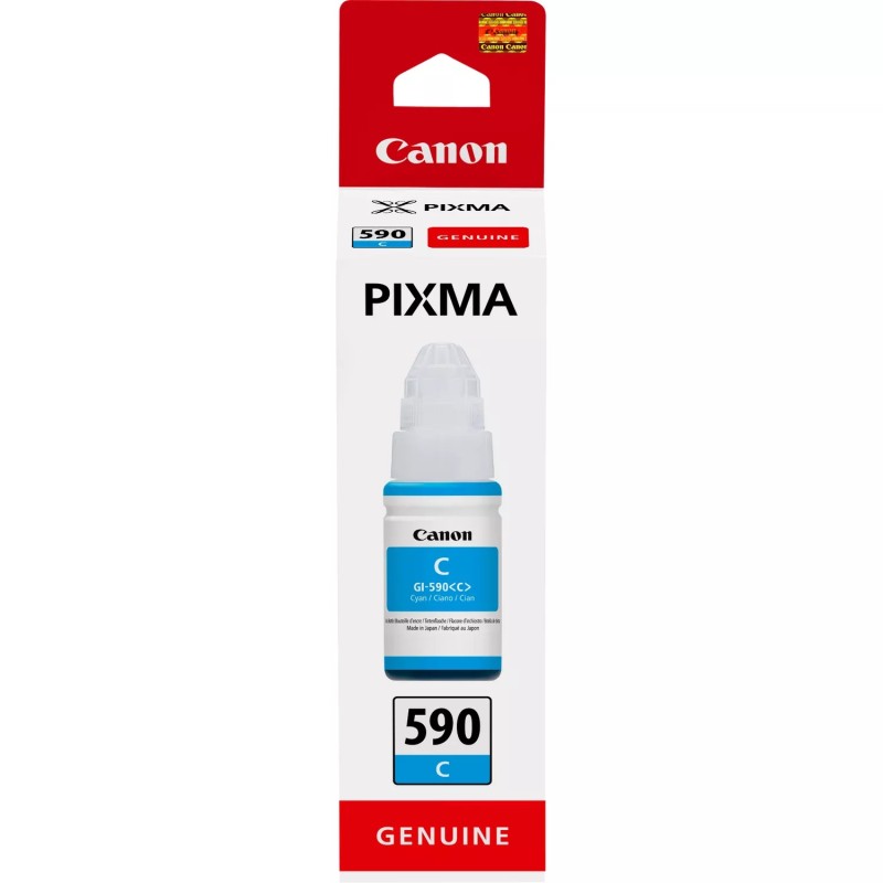 Flacone d'inchiostro originale ciano Canon GI590 - GI590C/1604C001 Flacone d'inchiostro originale ciano Canon GI590 - GI590C/1604C001