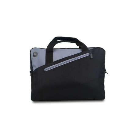NGS Ginger ventiquattrore per laptop 14" - Interno imbottito - 2 scomparti e tasca esterna - Colore nero/grigio