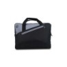 NGS Ginger ventiquattrore per laptop 14" - Interno imbottito - 2 scomparti e tasca esterna - Colore nero/grigio