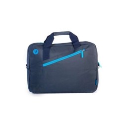 NGS Ginger Maletin para Portatil 15.6" - Acolchado Interior - 2 Compartimentos y Bolsillo Exterior - Color Azul