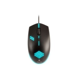 Mouse USB NGS Gaming GMX-120 1200 dpi - Illuminazione LED RGB - 3 pulsanti - Uso ambidestro - Cavo da 1,30 m - Colore nero