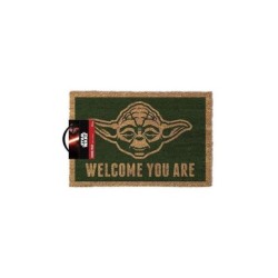 Zerbino Pyramid Disney-Star Wars Star Wars Yoda - Realizzato in fibra di cocco con base in PVC - Dimensioni 60x40 cm