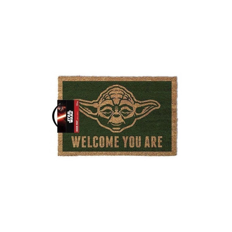 Zerbino Pyramid Disney-Star Wars Star Wars Yoda - Realizzato in fibra di cocco con base in PVC - Dimensioni 60x40 cm Zerbino Pyramid Disney-Star Wars Star Wars Yoda - Realizzato in fibra di cocco con base in PVC - Dimensioni 60x40 cm