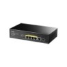 Cudy GS1005PTS1 Switch Gigabit PoE+ de 5 Puertos con 1 Puertos SFP